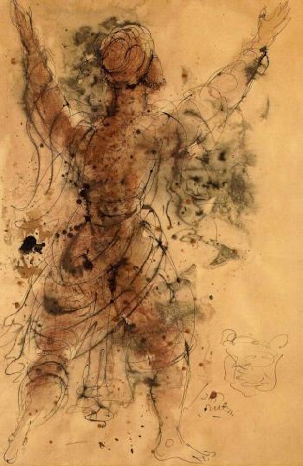 Throwing the net by Reuven Rubin