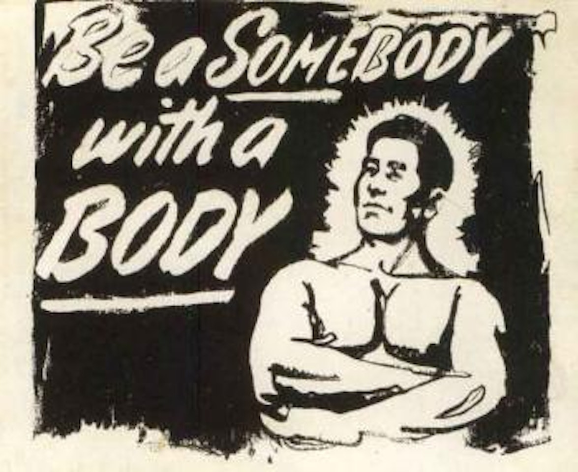 Be a somebody with a body by Andy Warhol