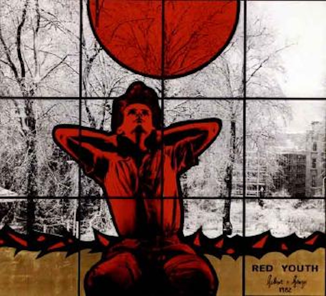 Red youth by Gilbert & George