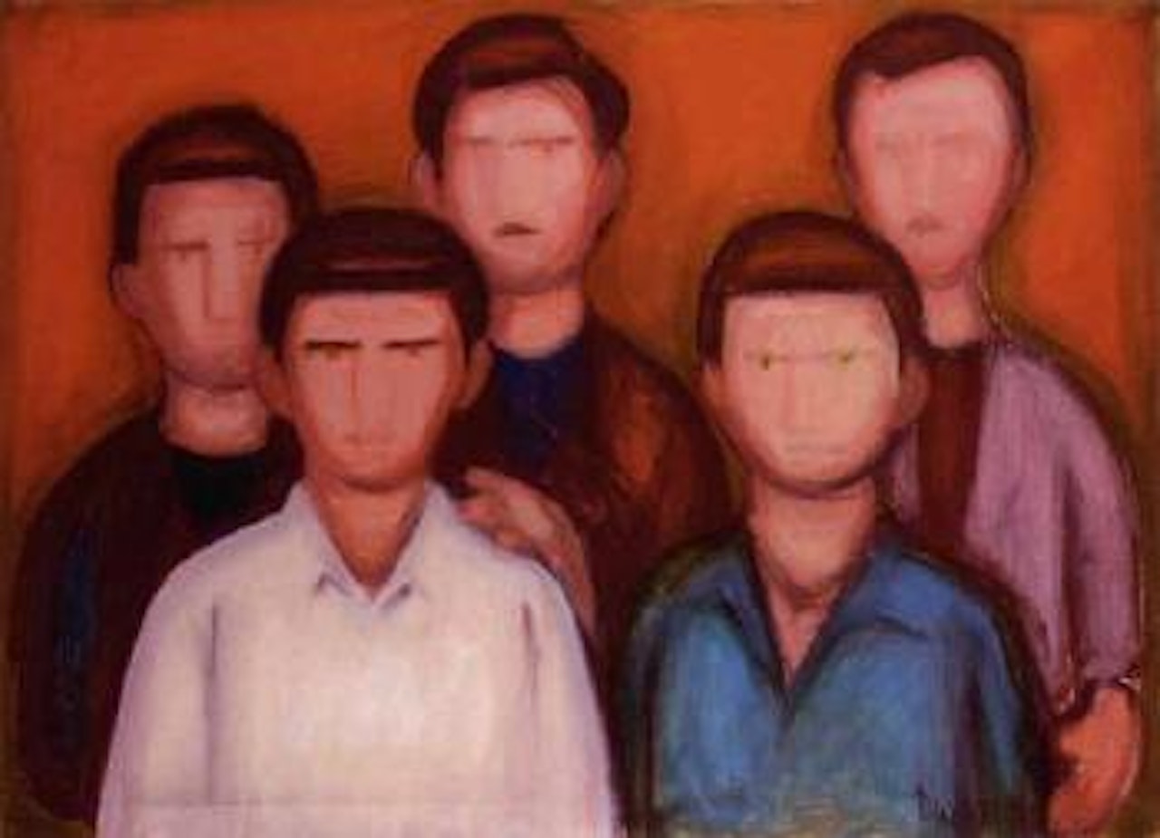Workers on strike by Diamantis Diamandopoulos
