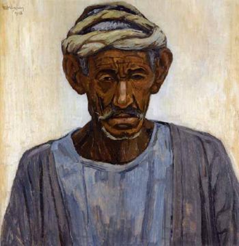 Portrait of Egyptian by Constantine Maleas