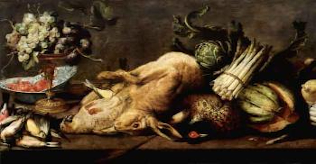 Still life of dead game by Frans Snyders