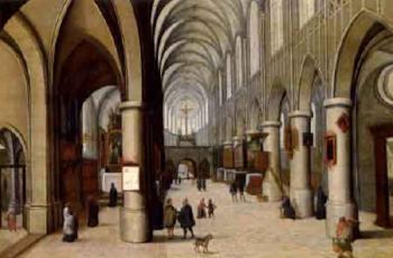 Church interior by Hendrik van Steenwyck the Younger