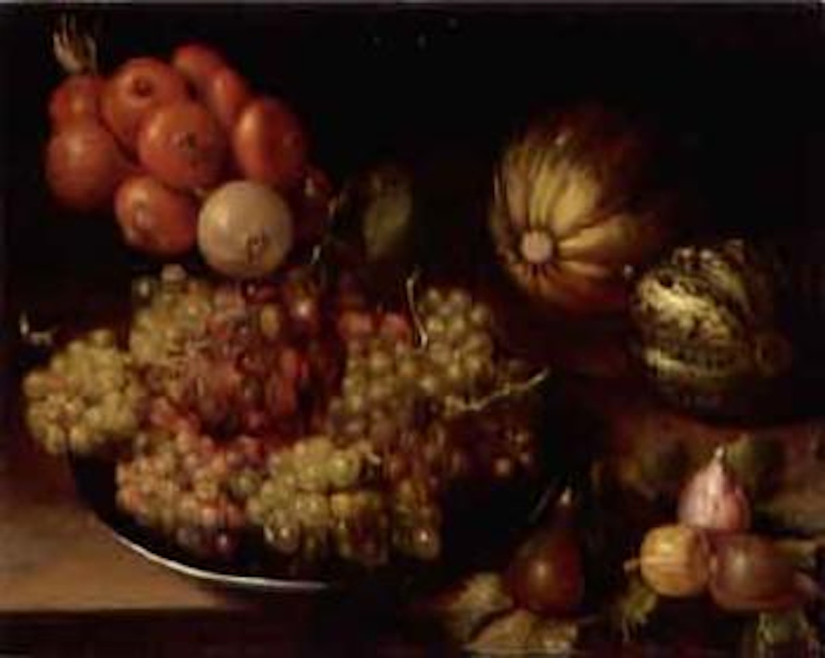 Still life with grapes by Isaak Soreau