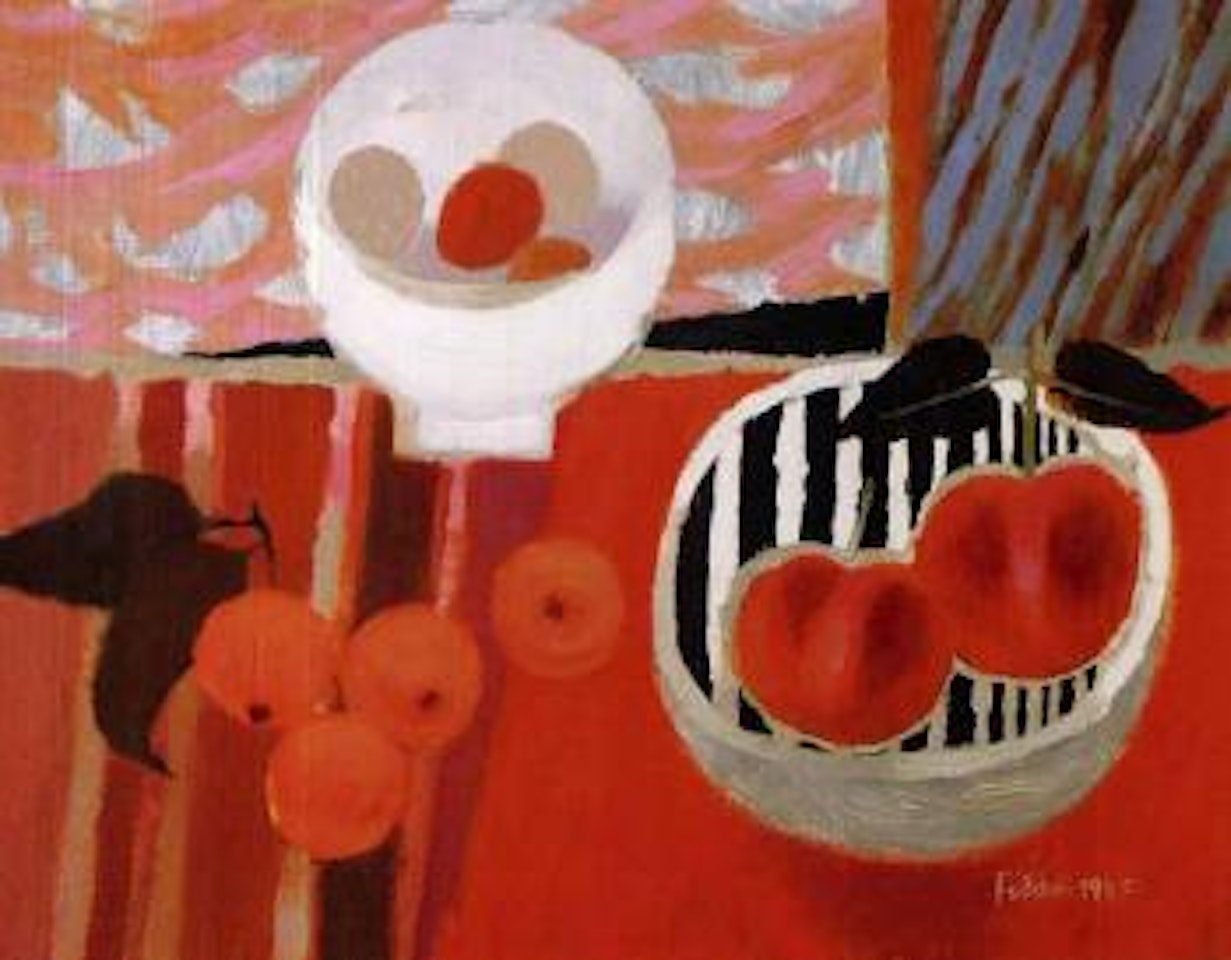 Peaches by Mary Fedden