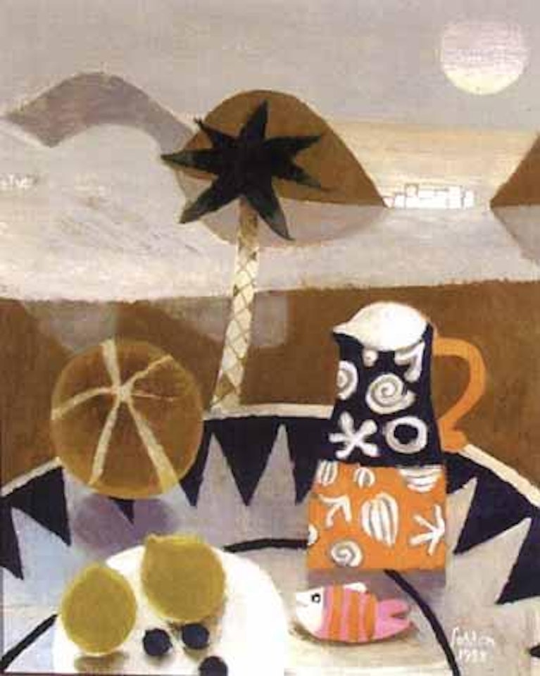 Charlotte's jug, still life in Spain by Mary Fedden