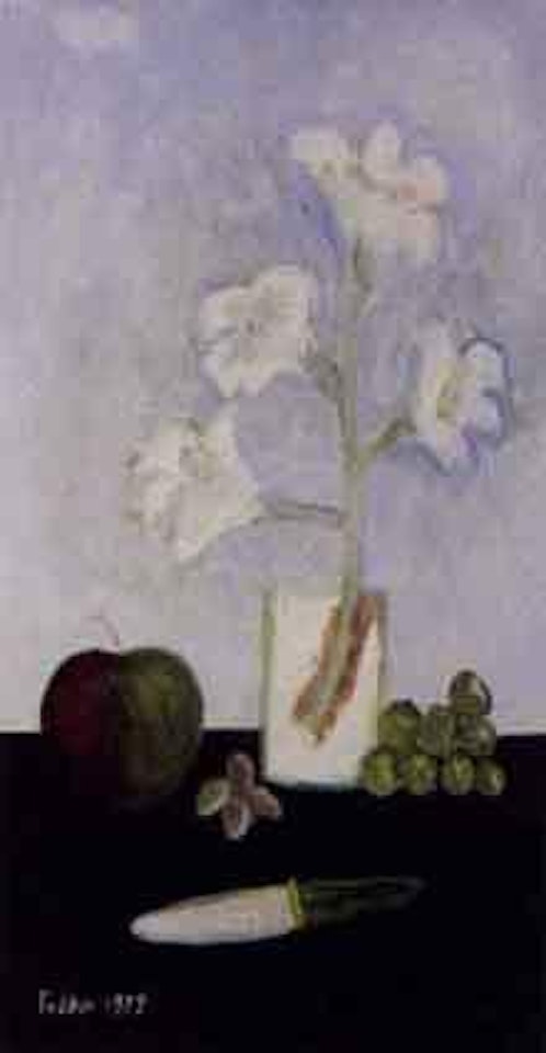 Still life with lilies by Mary Fedden