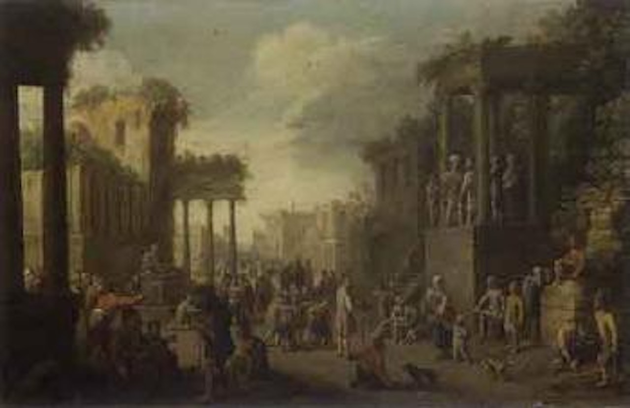 The seven acts of mercy by Flemish School