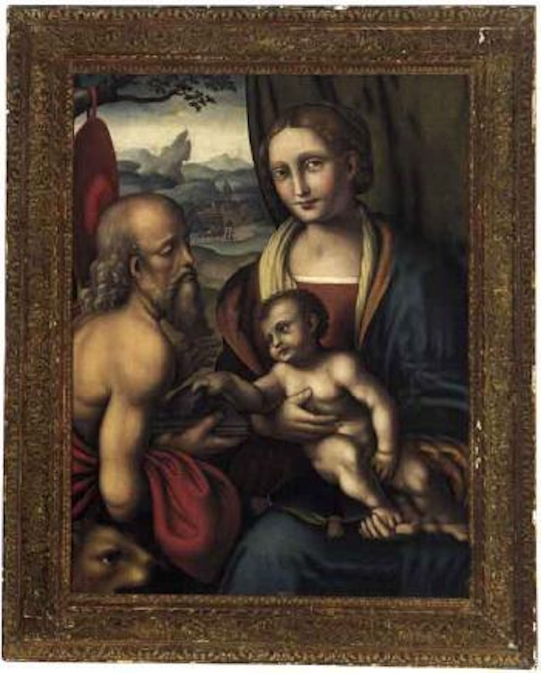 The Virgin and Child with St Jerome by Gianpietrino