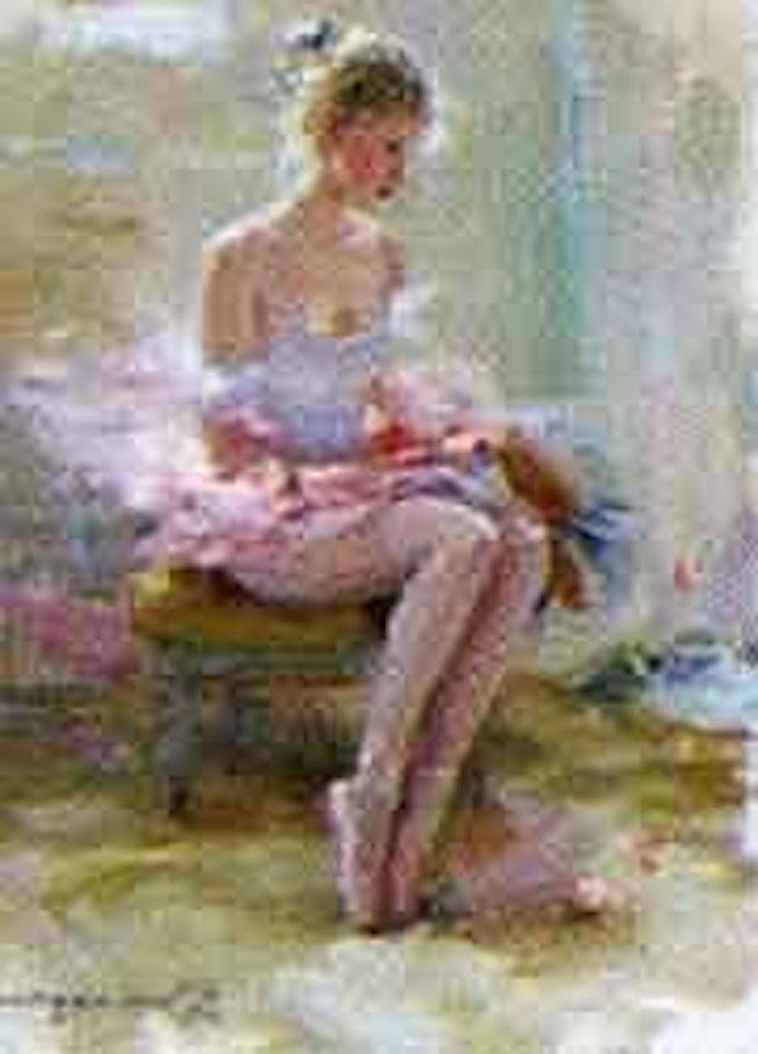Young ballerina by Constantin Razoumov