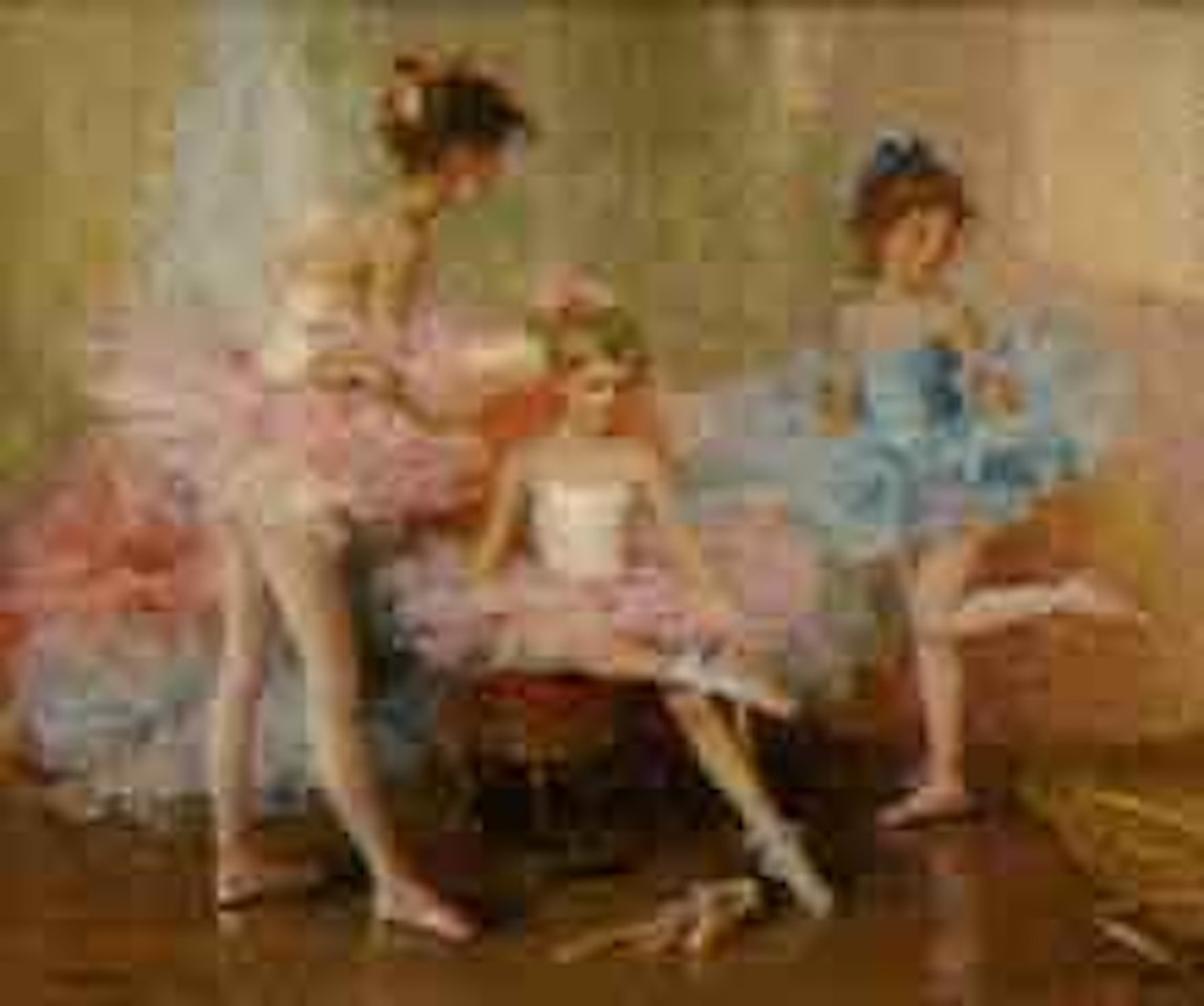 Young ballerinas by Constantin Razoumov