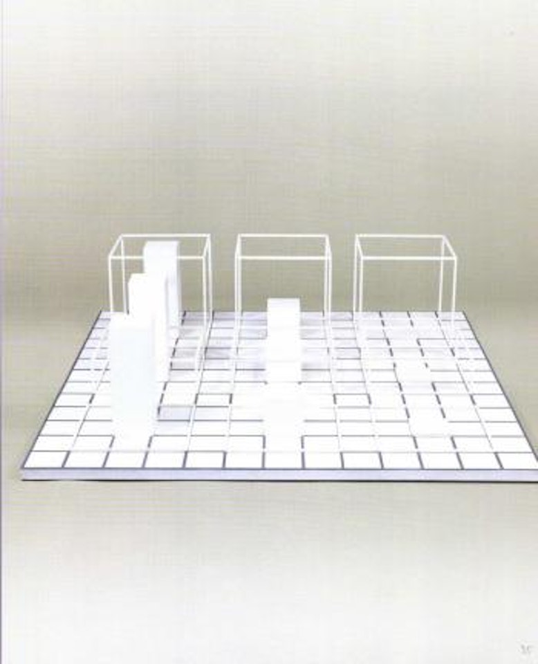 Serial project, set B by Sol LeWitt