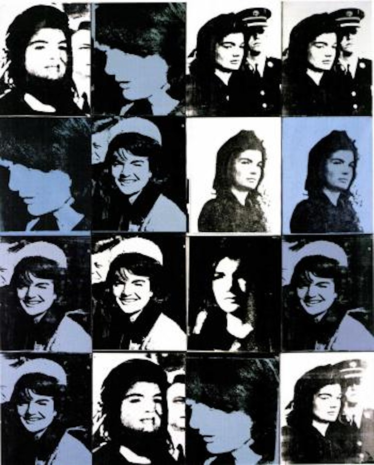 Sixteen Jackies by Andy Warhol