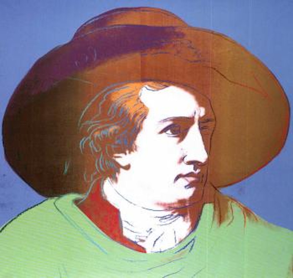 Portrait of Johann Wolgang von Goethe by Andy Warhol