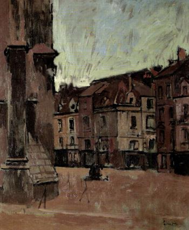 La Halle au Lin, Dieppe by Walter Richard Sickert