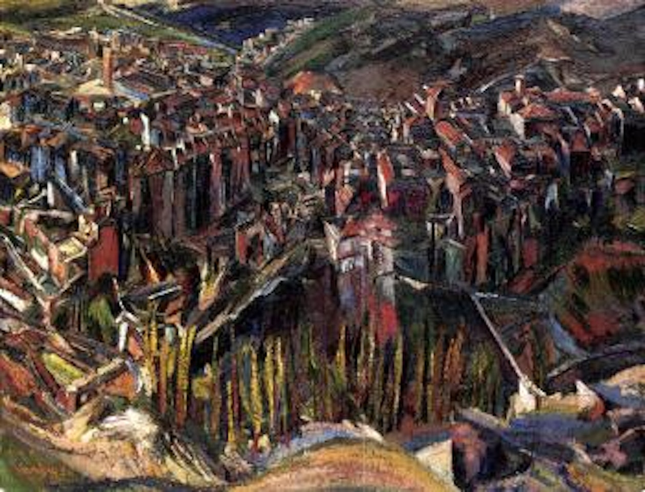 Cuenca from Mount Socorro by David Bomberg