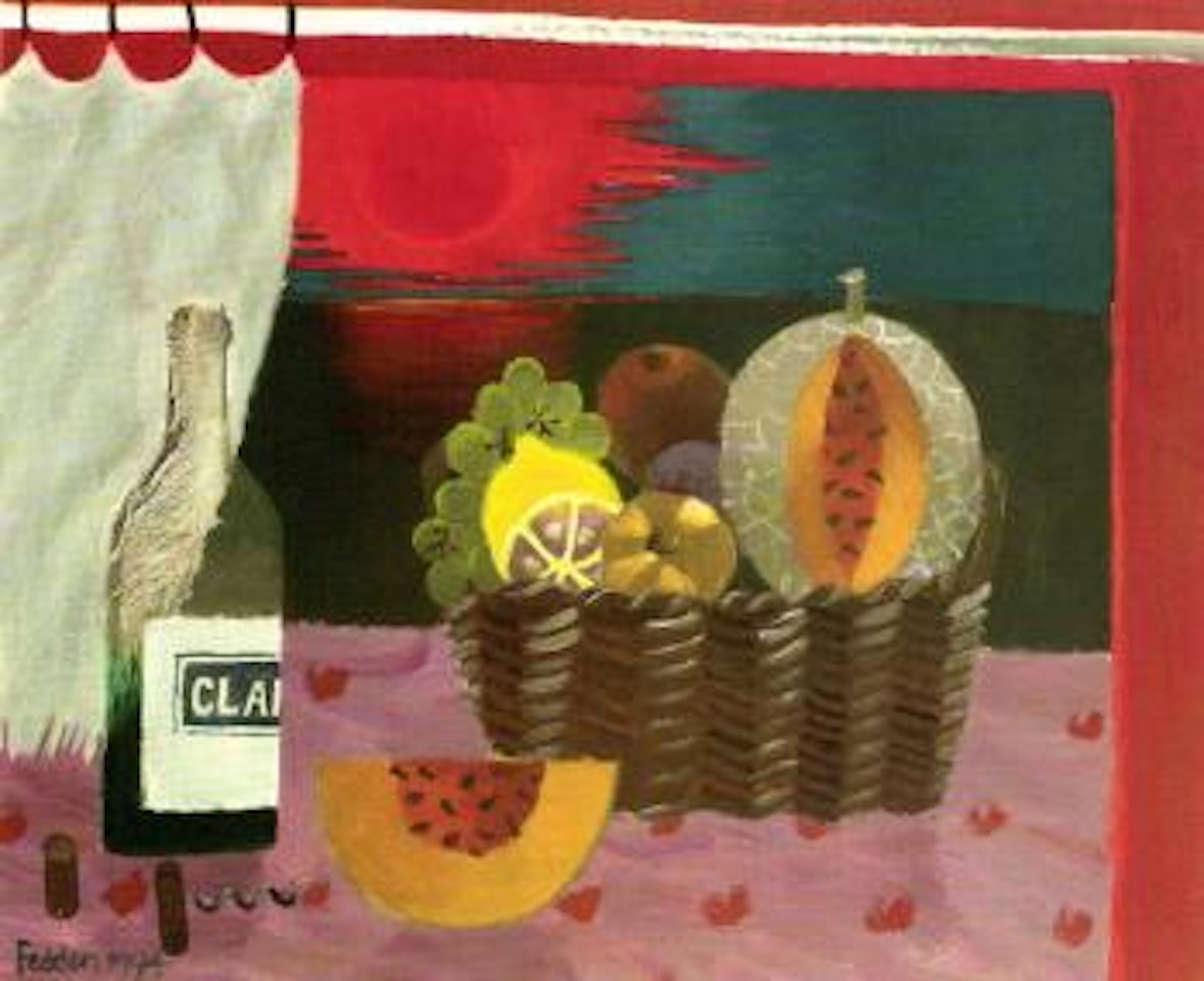 Red sunset by Mary Fedden