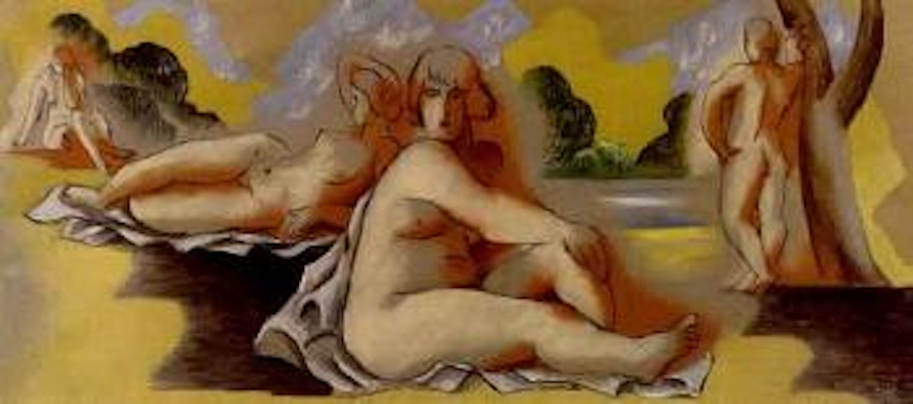 Baigneuses dans un paysage by Leopold Survage