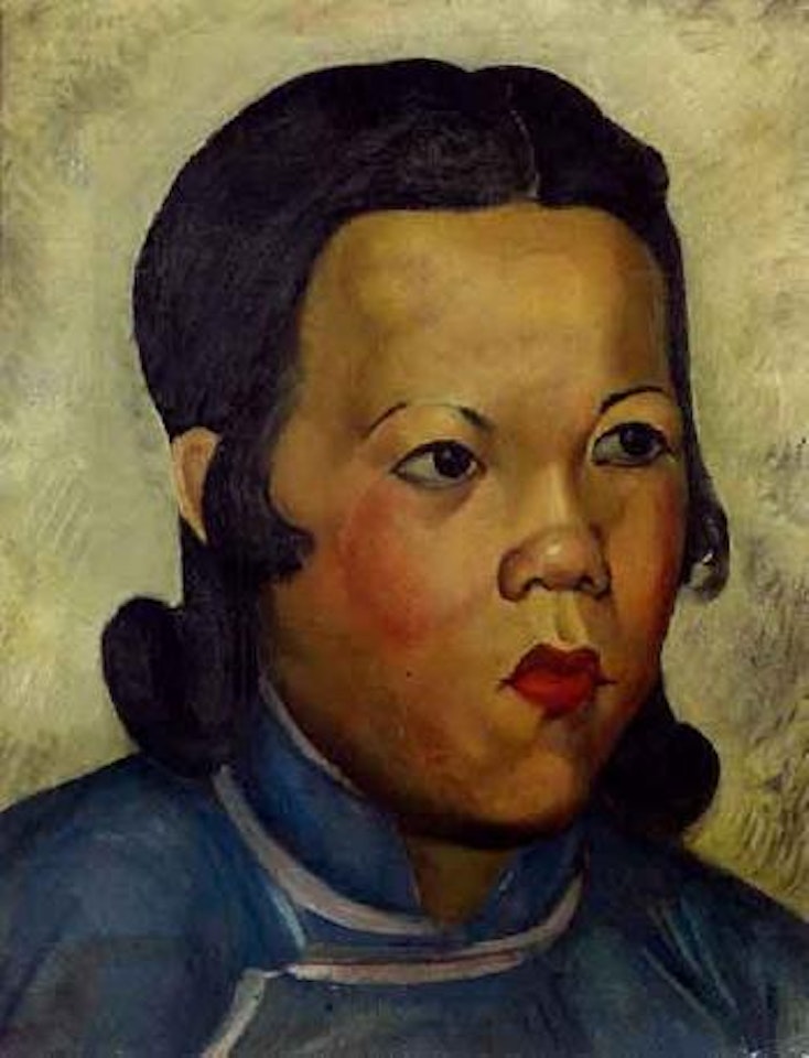 Portrait d'une jeune fille chinoise by Alexander Evgenievich Yakovlev