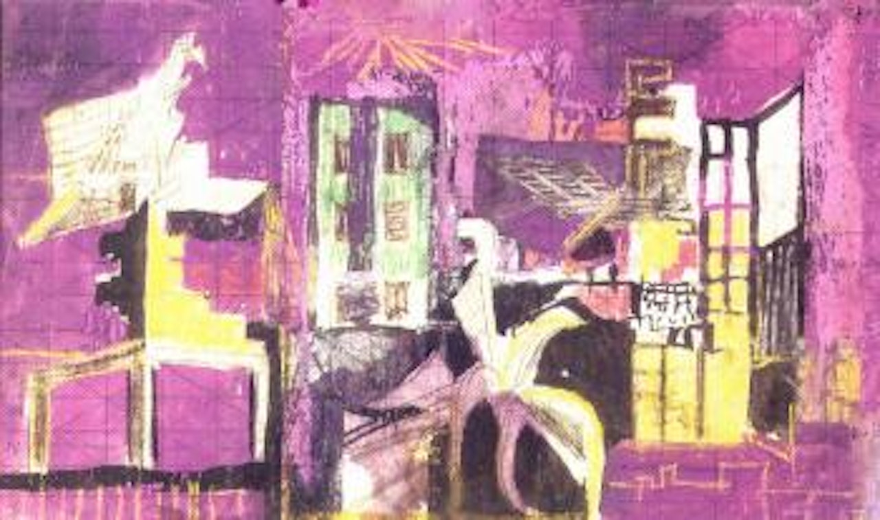 Devastation, bomb damage, London by Graham Sutherland