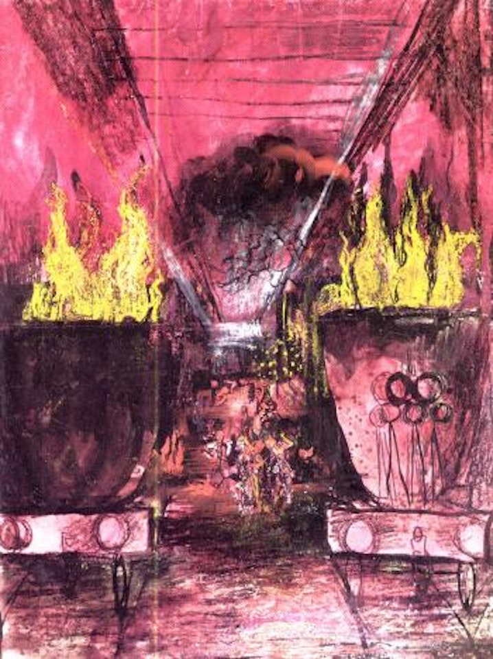 Teeming pit, Baldwin Steel Works, Cardiff by Graham Sutherland