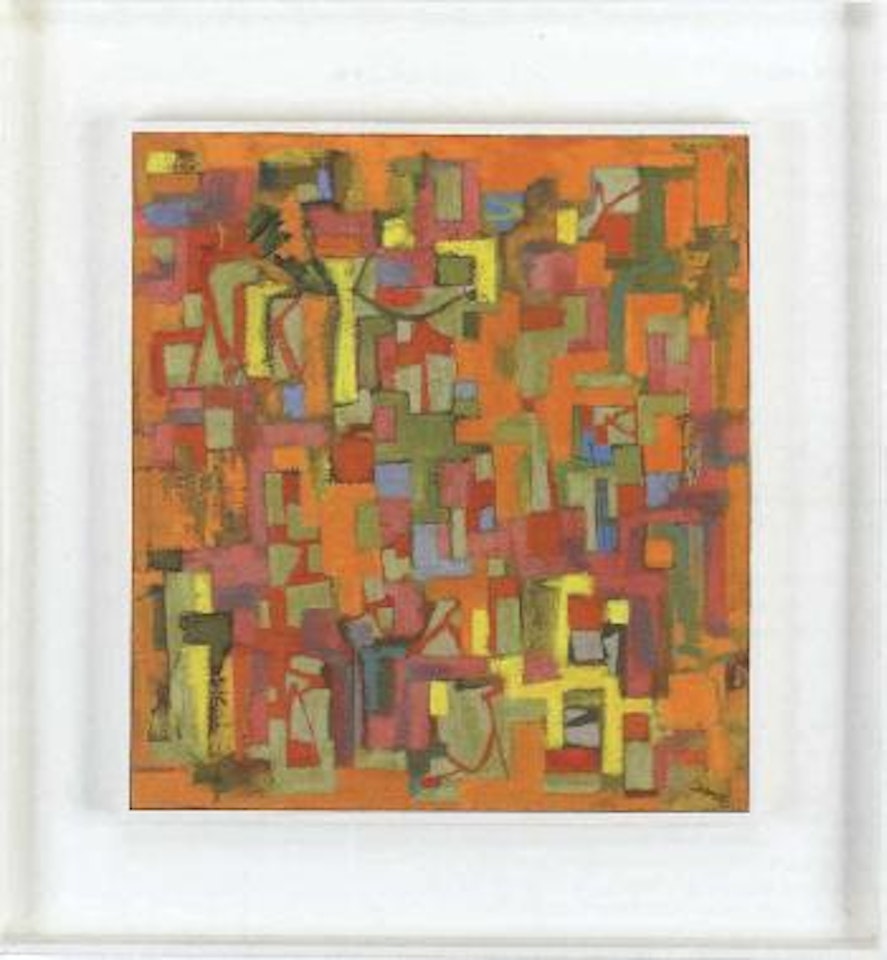 Yellow painting by Ad Reinhardt
