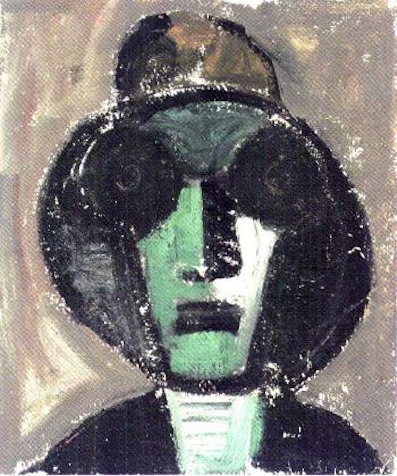Ben Nicholson's cleaning lady from back road west by Terry Frost