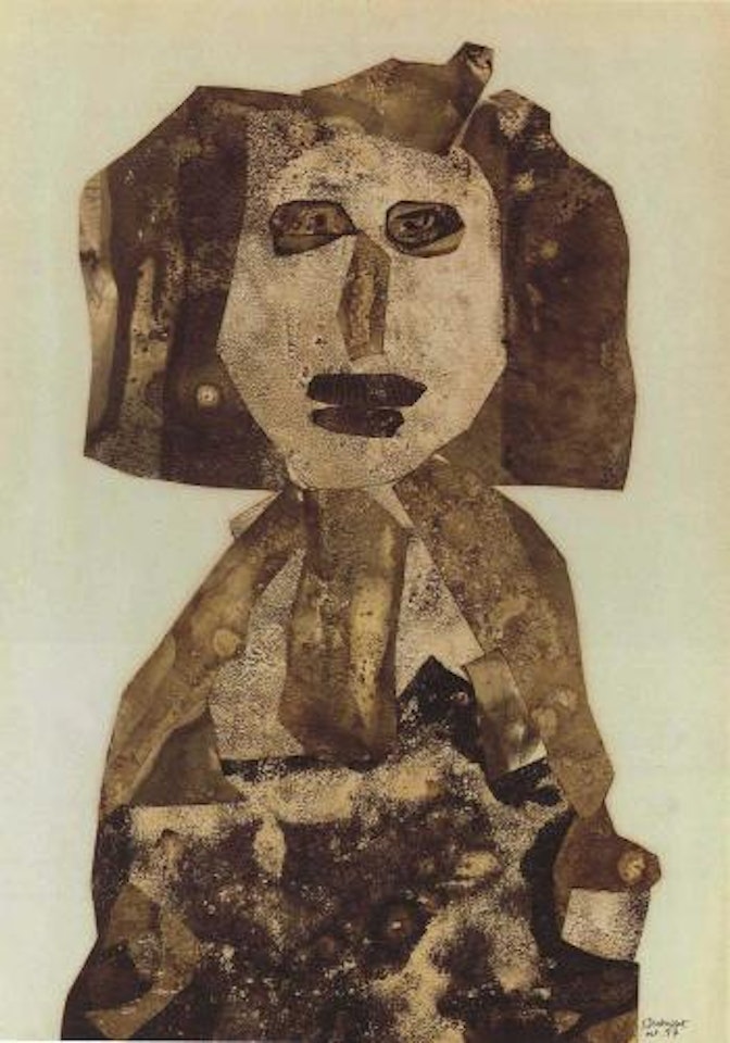 Portrait de jeune femme by Jean Dubuffet