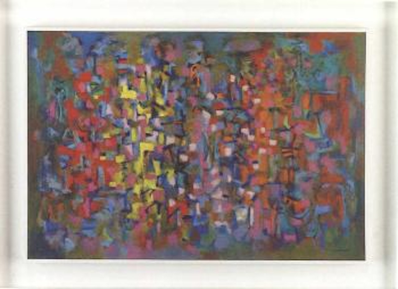 Abstract painting by Ad Reinhardt