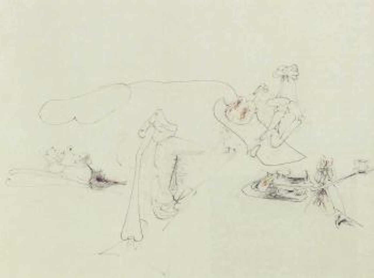 Composition by Arshile Gorky
