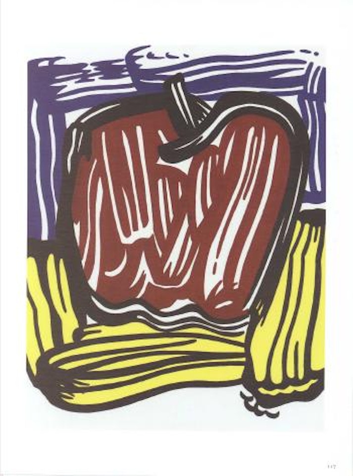 Red apple by Roy Lichtenstein