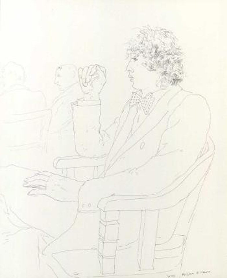 Gregory in Los Angeles by David Hockney