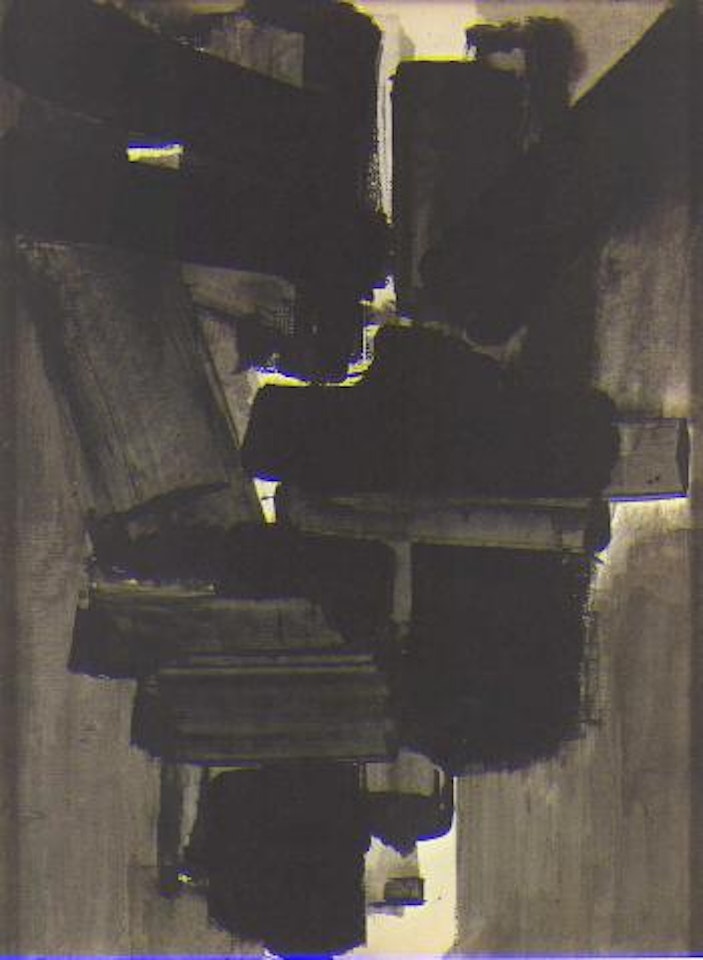 Untitled - composition by Pierre Soulages