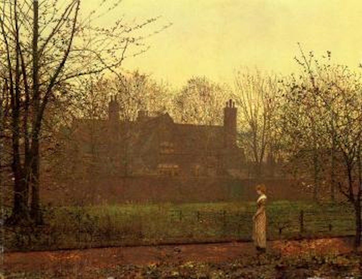 The chill of autumn by John Atkinson Grimshaw