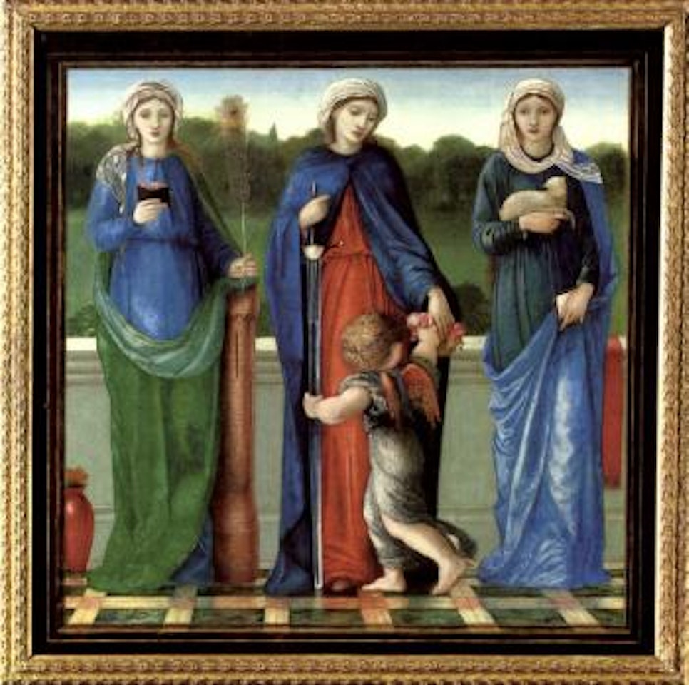 St. Barbara, St. Dorothy and St. Agnes by Edward Coley Burne-Jones