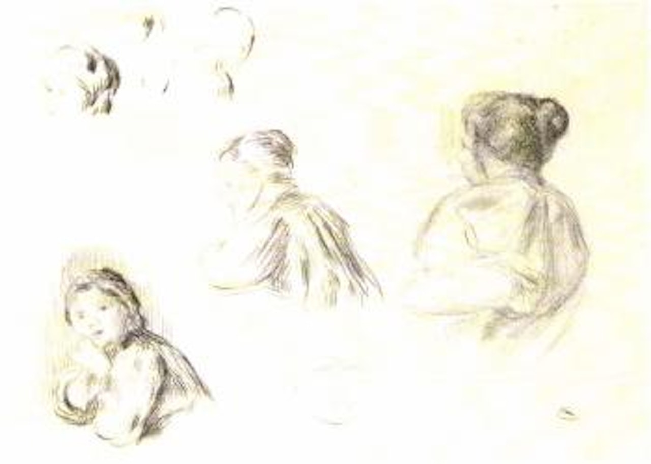 Etudes de jeunes filles by Pierre-Auguste Renoir