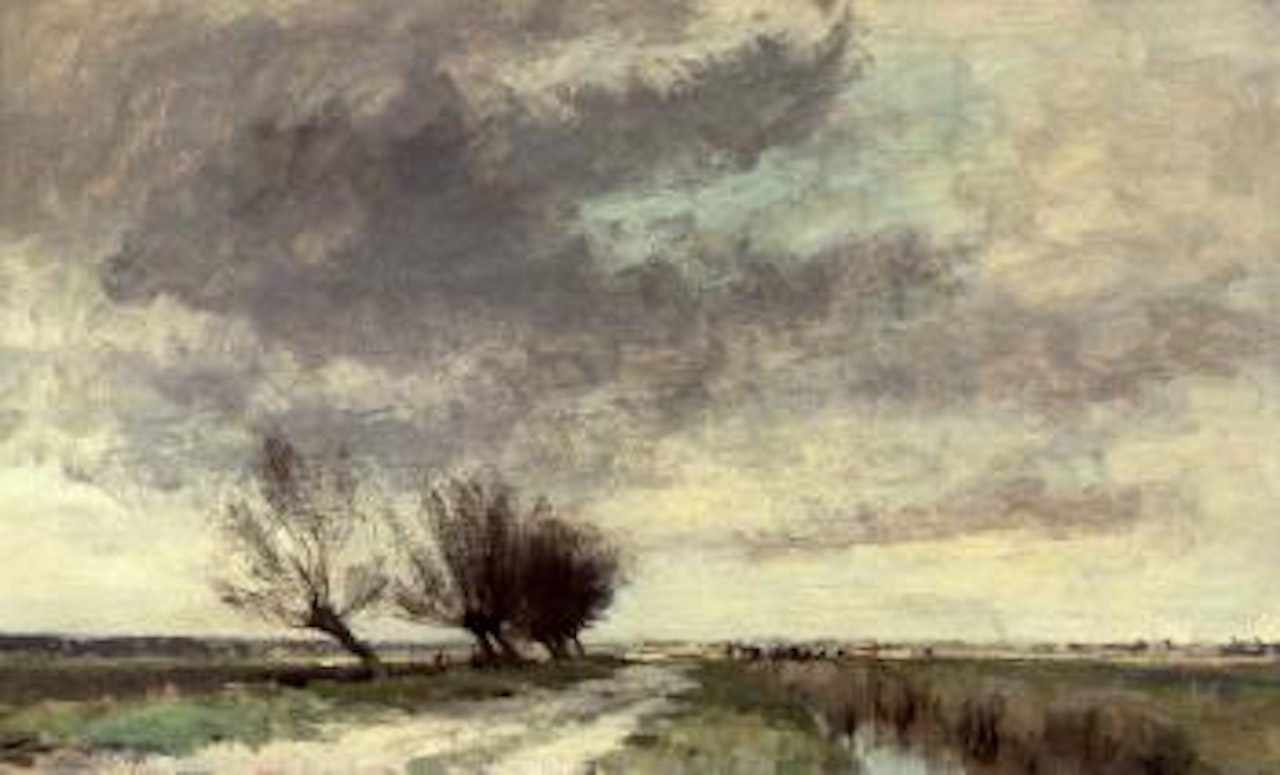 Pollard willows, Norfolk by Edward Seago