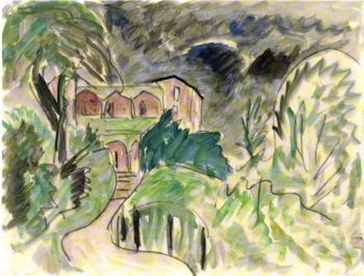 Schloss Hohenau by Erich Heckel