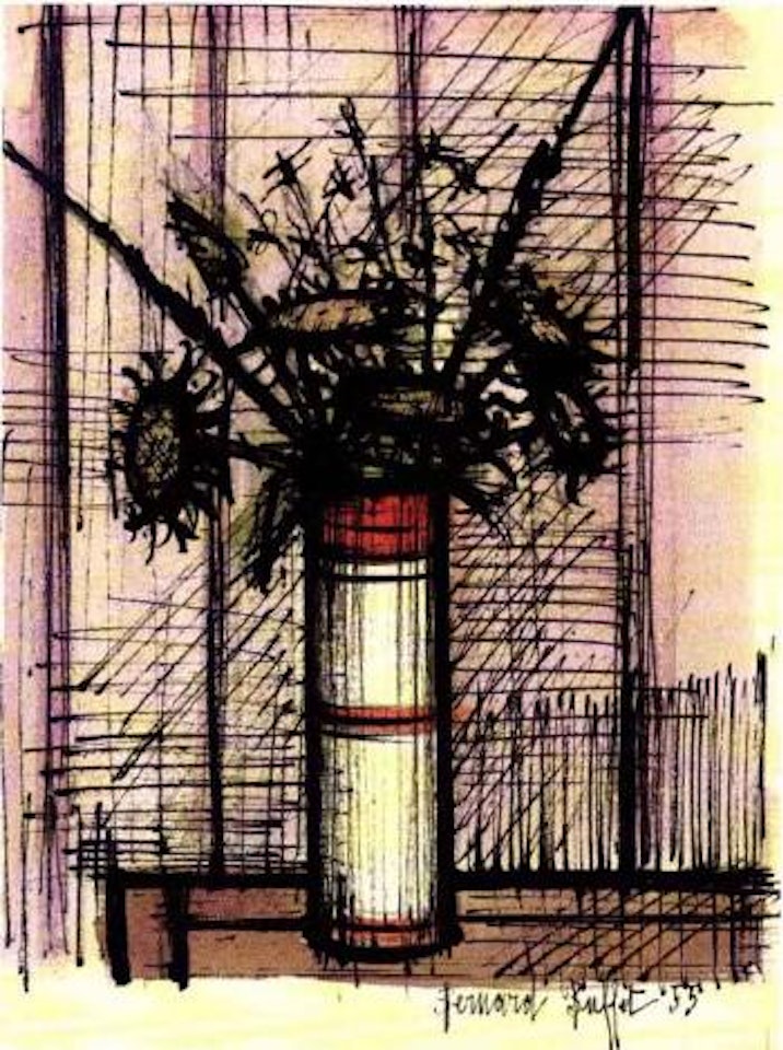 Vase de fleurs by Bernard Buffet