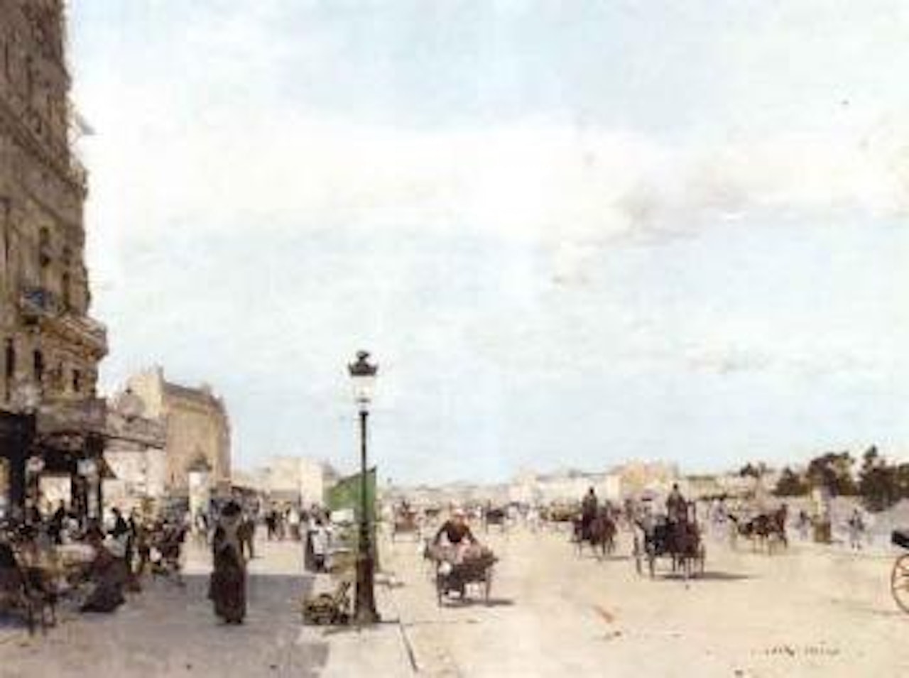 Dimanche a la sortie de Paris by Luigi Loir