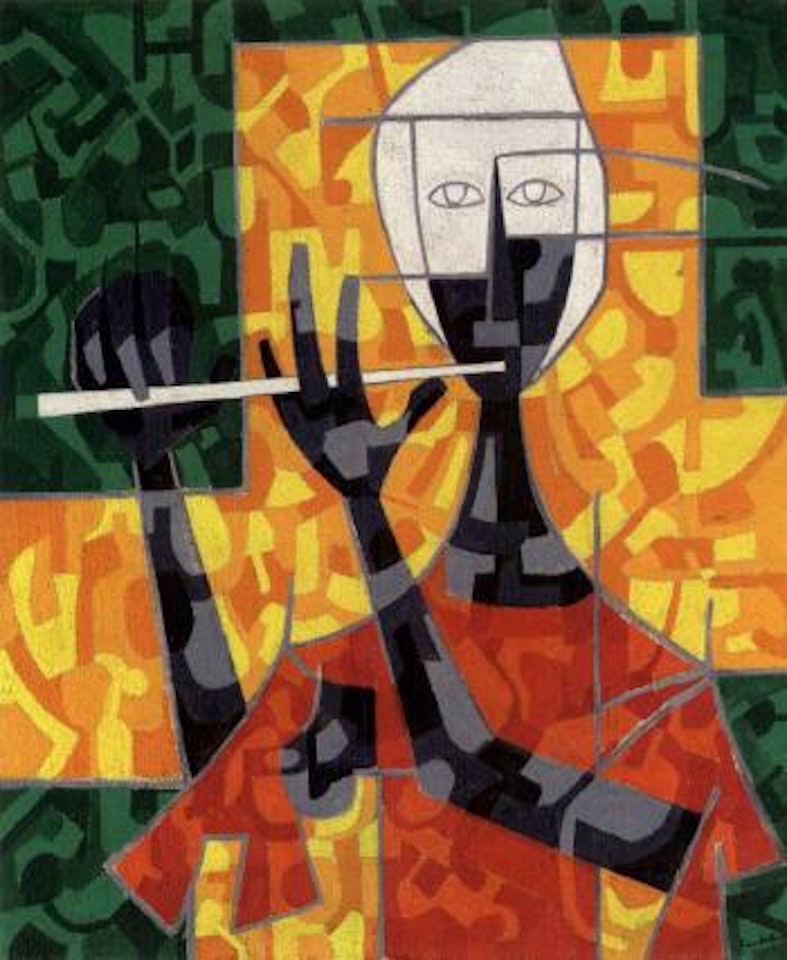 Flautista - Flute player by Cundo Bermudez