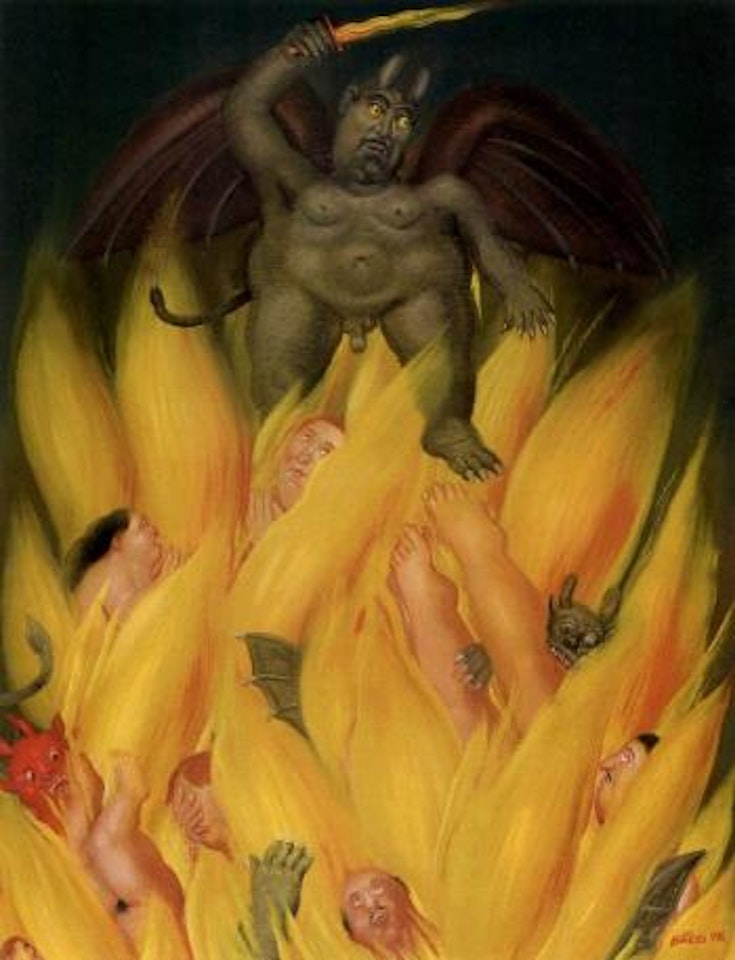 Infierno - Hell by Fernando Botero