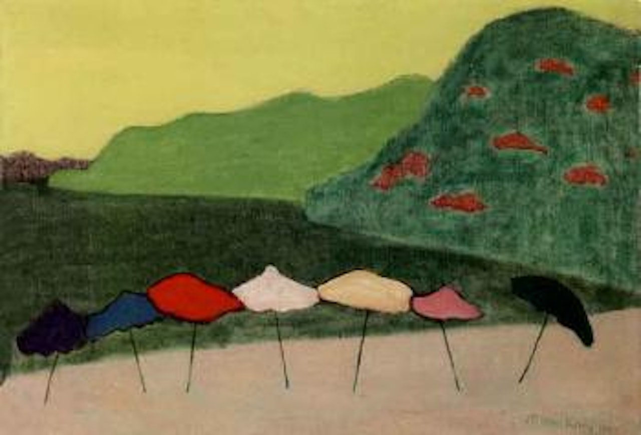 Umbrellas at Acapulco by Milton Avery