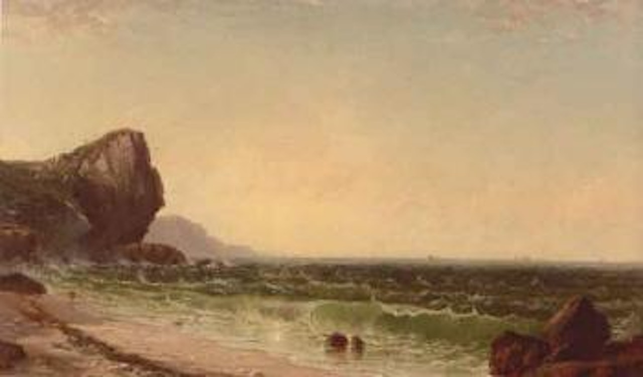 Rocky coast by Alfred Thompson Bricher