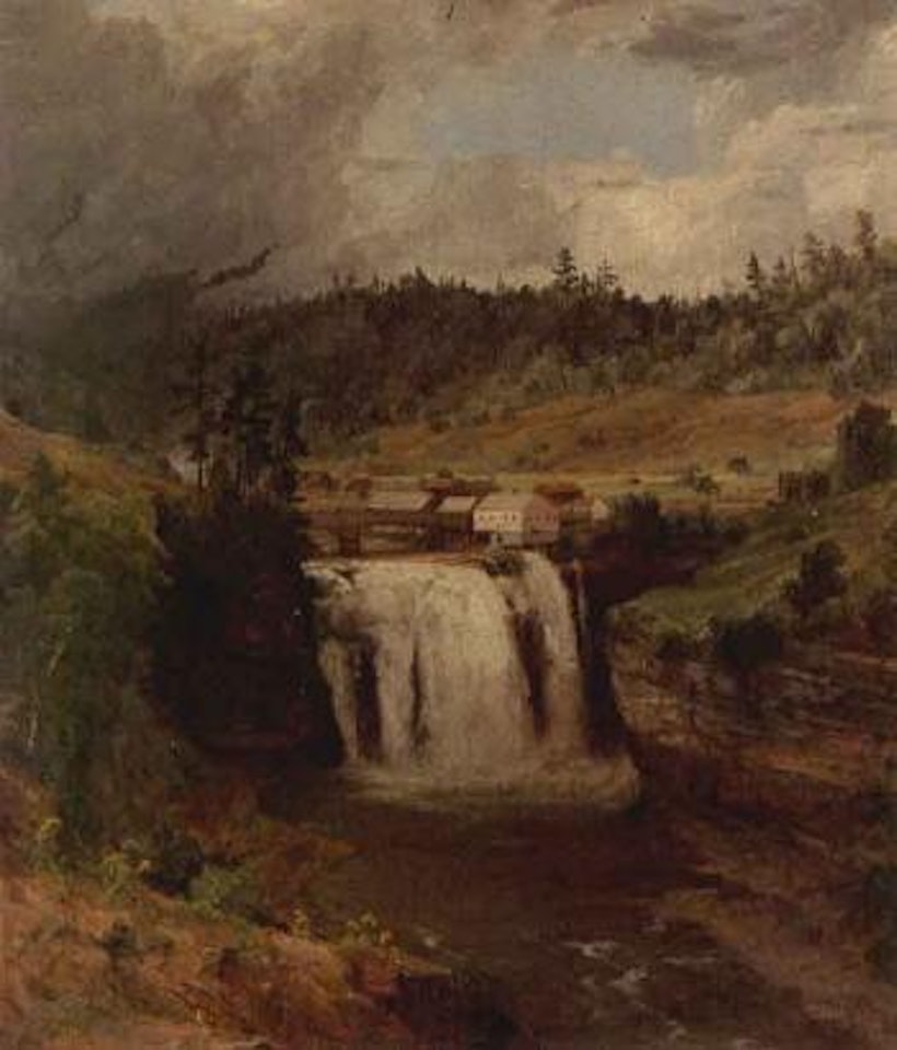Portage Falls on the Genesee by Jasper Francis Cropsey