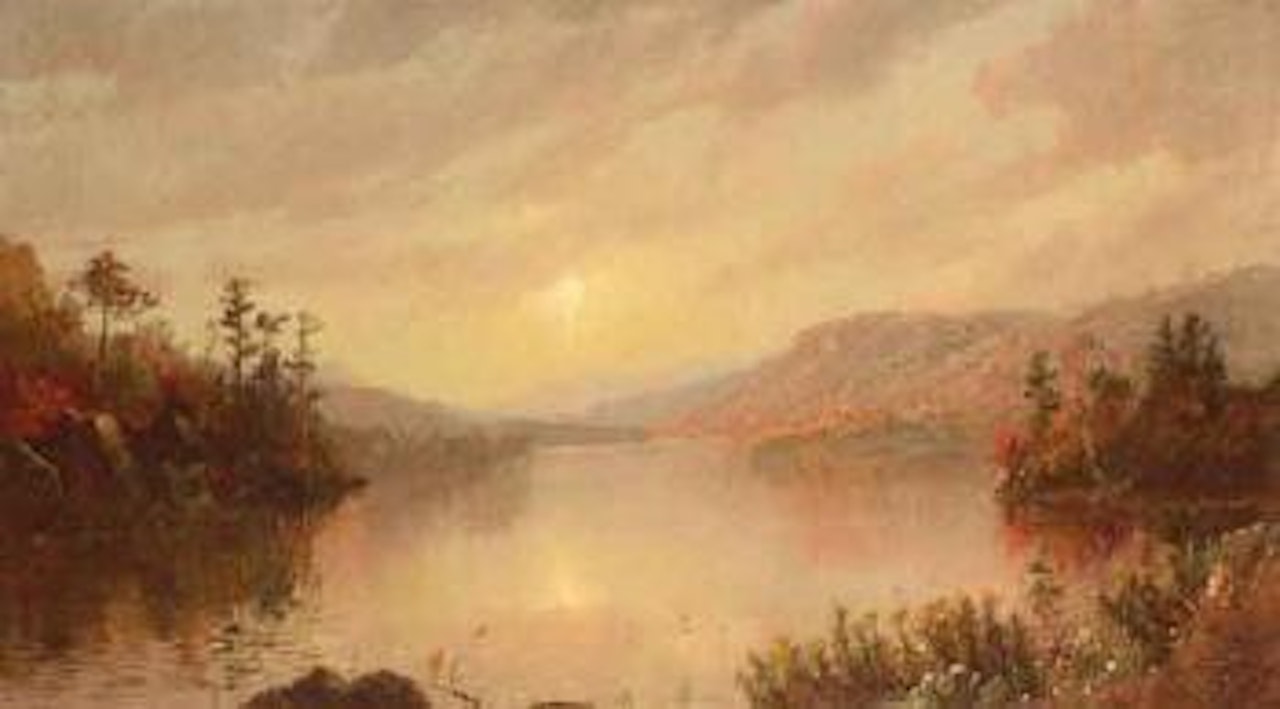 Greenwood Lake, New Jersey by Jasper Francis Cropsey