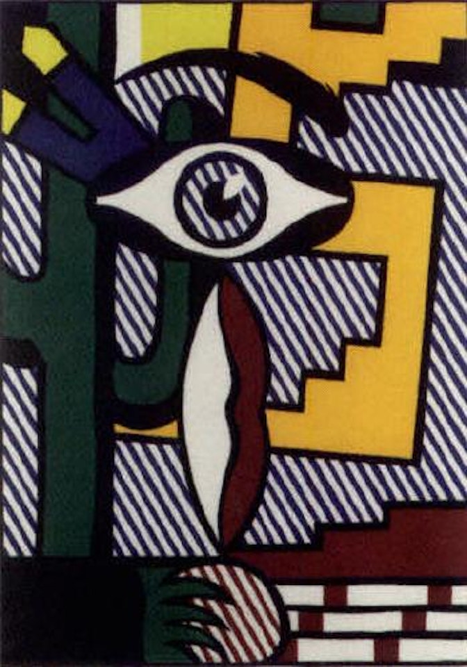 America Indian theme III by Roy Lichtenstein