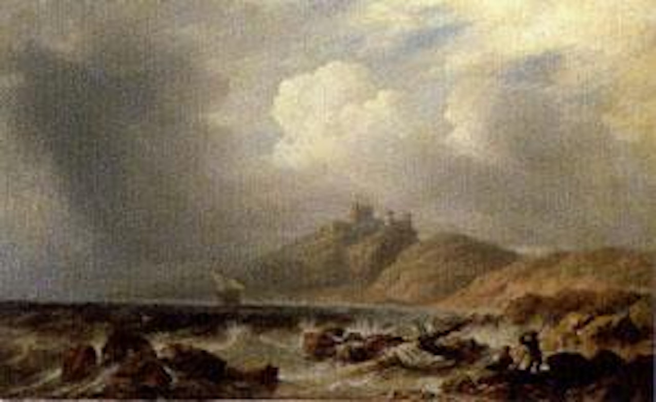 Bamburgh Castle by John Wilson Carmichael