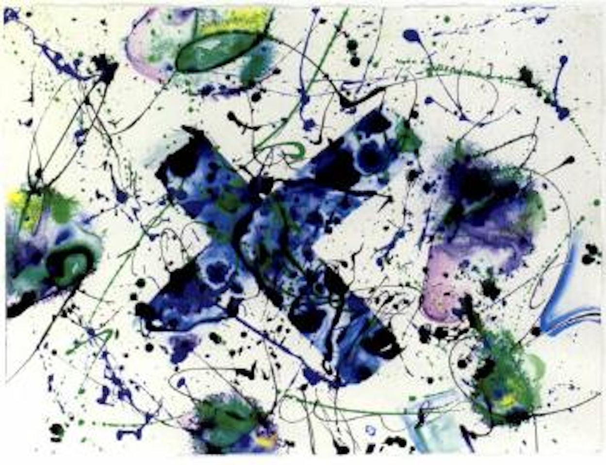 Untitled, SF 92-5 by Sam Francis