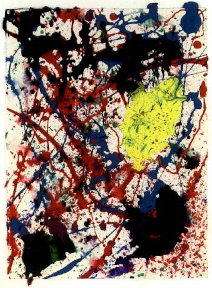 Untitled, SF 89-159 by Sam Francis